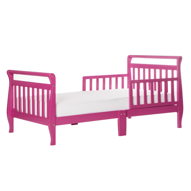 Dream On Me Toddler Sleigh Bed with Safety Rails & Reviews